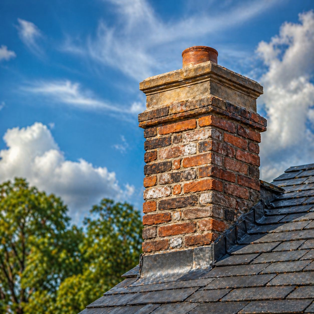 Flue liner installation in Frederick MD